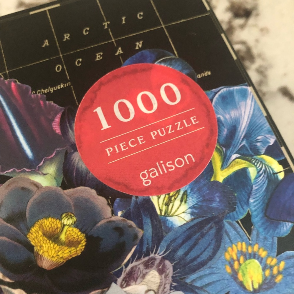 Spring Map of the World “Full Bloom” 1000-Piece Puzzle NWT - Picture 3 of 7